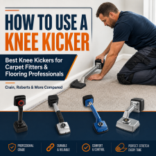 How to Use a Knee Kicker: Best Knee Kickers for Carpet Fitters and Flooring Professionals