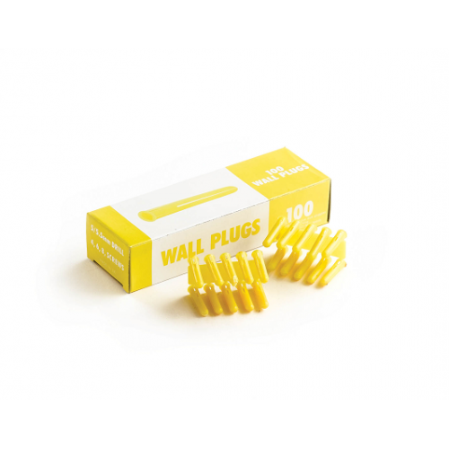 Plastic Plugs Yellow 1000 pack Plastic Plugs Yellow 1000 pack
