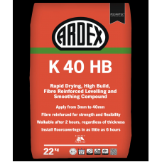ARDEX K 40 HB –  Fibre Reinforced Levelling and Smoothing Compound