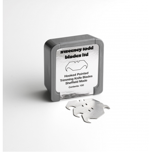 Sweeney Todd Hook Blades in Plastic Box Sweeney Todd Hook Blades in Plastic Box