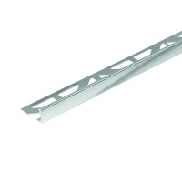 Brushed Aluminium Edging Profile 250cm