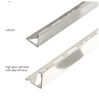High Gloss Stainless Steel Profiles 250CM Various Heights
