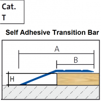 Extra Wide Transition Bar 270cm/ Height 20-22mm