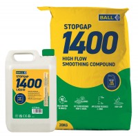 STOPGAP 1400 Bag & Bottle – High-Flow Floor Smoothing Compound