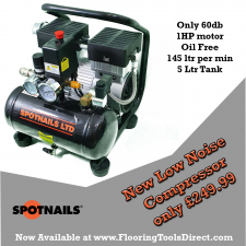 Spotnails new low noise compressor